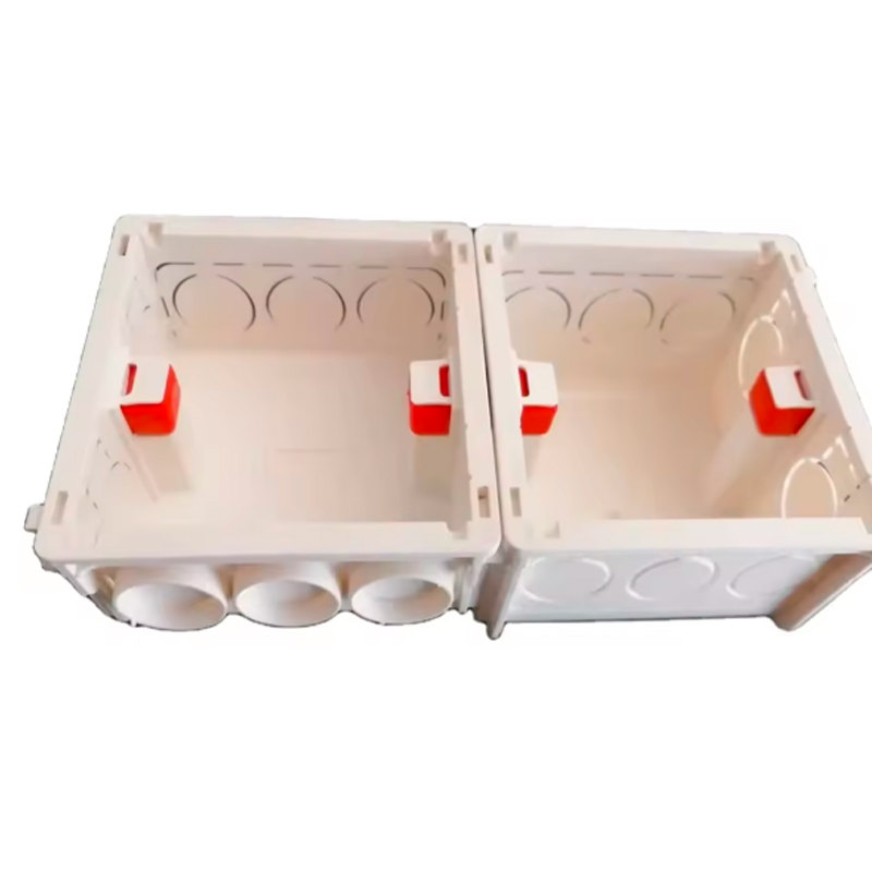 PVC electrical plastic junction box inside box white 86x86x38mm